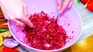 Only 2 Ingredients! They'll eat it in a minute! An incredibly simple and tasty Salad  BEET!