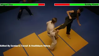 Miguel Diaz vs. Robby Keene (First Fight) with healthbars (15K Subscriber Speical)