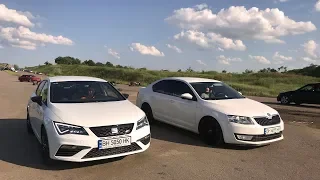 Mitsubishi EVO vs BMW 328 F30(st1) / Seat Leon Cupra R (st1) vs Octavia (st3)