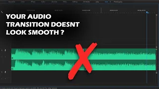 How To Do SMOOTH TRANSITION Between Two AUDIOS | In Adobe Premiere Pro #Short Tutorial.