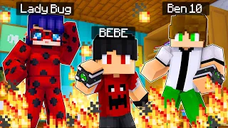 Minecraft: Who's Your Family? O FILHO DO BEN 10 E DA LADYBUG GANHOU O OMNITRIX ‹‹ P3DRU ››