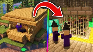 Encontramos la SALA SECRETA de las BRUJAS de MINECRAFT! 😱