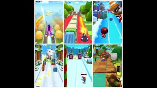 Talking Tom Gold Run & Tom Hero Dash- All Angela Characters & Outfits Unlocked In Turbo Super Speed