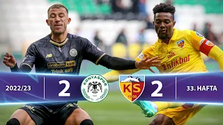 Arabam.com Konyaspor (2-2) Yukatel Kayserispor - Highlights/Özet | Spor Toto Süper Lig - 2022/23