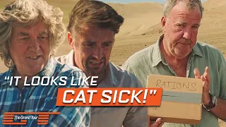James and Richard Try to Build a Car Whilst Jeremy Eats Their Rations | The Grand Tour
