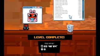 Super Meat Boy Forever || 0xDeAdbEEf/Glitch World.3 || S-rank