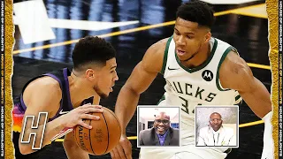 GameTime Reacts to Bucks vs Suns - Game 2 Highlights Feat. Shaq & Kenny | 2021 NBA Finals