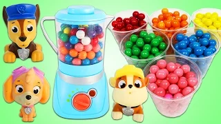 Paw Patrol Blend Gumballs in Toy Blender!