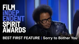 SORRY TO BOTHER YOU wins Best First Feature at  the 2019 Film Independent Spirit Awards