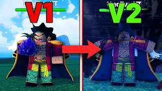 I Awakened DARK FRUIT V2 In This One Piece Roblox Game