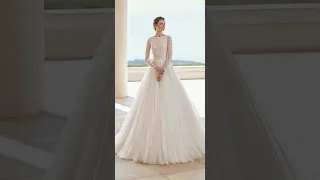 😍😍100+ High neck long sleeve wedding dress Designs and styles for 2024 | 360° Bridal 😍Showcase😍