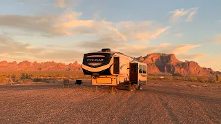 Free Camping at Palm Canyon BLM, Kofa National Wildlife Refuge, AZ