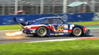 Porsche 935 Kremer K3 Group 5 at Monza Circuit: Flames, Turbo Sound & OnBoard!