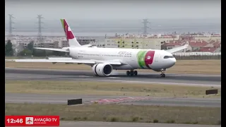 TAP A330-900 Aterragem de Emergência | Emergency Landing | LIS/LPPT