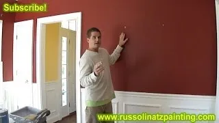 DIY How to Paint a Room  (Part 1) - How to paint a straight line - Interior Painting