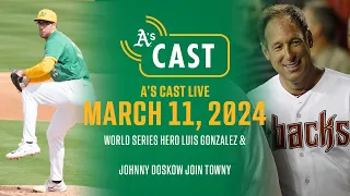 A's & Dbacks Pregame Show | Luis Gonzalez joins Towny on A's Cast Live!