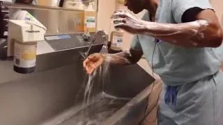 Wash your hands with surgical precision