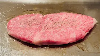 Kobe Beef Teppanyaki rated no.1 on Tripadvisor - WAGYU steak restaurant in Shibuya Tokyo Japan
