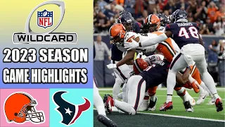 Browns vs Texans [FULL GAME] Wild Card | NFL Highlights Today