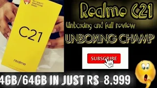 Realme c21 unboxing & Review!!  || by Suraj singh || unboxing champ