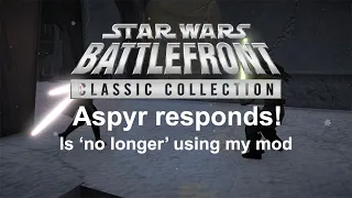 Star Wars Battlefront Classic Collection is NO LONGER using my mod