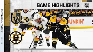 Golden Knights @ Bruins 12/5 | NHL Highlights 2022
