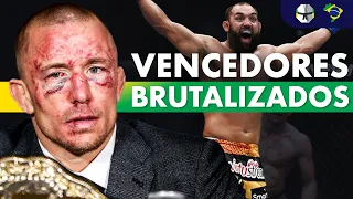 10 Lutadores Que Levaram uma Surra Mas Venceram no MMA