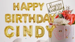 Cindy Happy Birthday Song   / Happy Birthday Song for Cindy 🥳