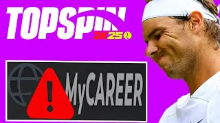 TOPSPIN 2k25 SERVER PROBLEMS…