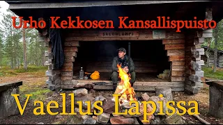 Urho Kekkosen Kansallispuisto. Vaellus Lapissa, Salonlammen laavu. osa 1/2.