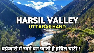 गंगा किनारे उत्तराखंड की सबसे सुंदर Harsil Valley |बर्फ़बारी में स्वर्ग बन जाती है Harsil Uttarakhand