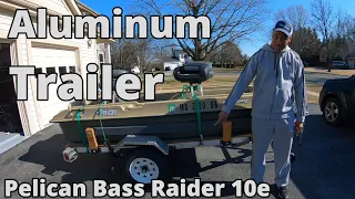 Pelican Bass Raider Trailer with Mods {Northern Tool Ultra Tow 4 X 8 Aluminum Trailer}