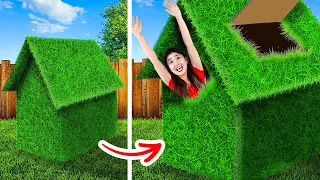 ON CONSTRUIT UNE PIÈCE SECRÈTE DANS LE JARDIN || Rénovation Extrême Par 123 GO! Like