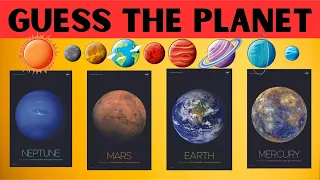 Guess The Planet In 5 Seconds | 8 Planets | Planet Quiz 2024