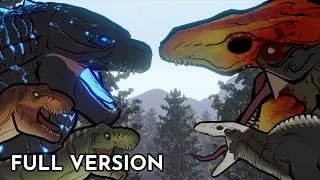 Godzilla and T-Rexes vs Skullcrawlers | Animation (Full Version)