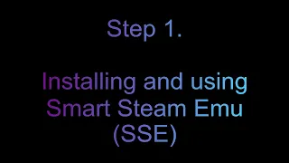 How to use Smart Steam Emulator for Mulitplayer