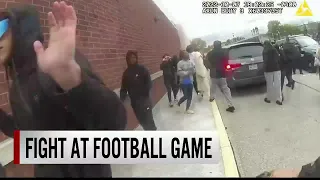 Body cam footage released shows brawl following CMSD football game