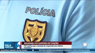 Segurança foi suspenso de funções