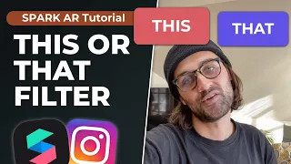 THIS or THAT Filter! Spark AR Tutorial! | Create your own Instagram Quiz Decision Filter Game