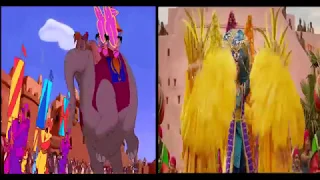 Aladdin - Prince Ali 2019 vs 1992 Comparison