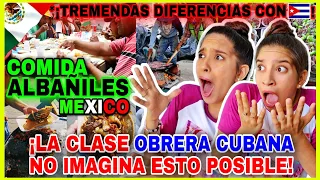 COMIDA de ALBAÑIL👷‍♂️ MEXICO🇲🇽 2023 reaction ¡En CUBA🇨🇺 NINGÚN🚫 TRABAJADOR se ALIMENTA así😰! #Mexico