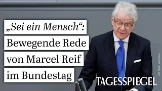 „Sei ein Mensch“: Bewegende Rede von Marcel Reif im Bundestag