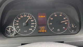 Mercedes-Benz A170 CVT (W169) Acceleration