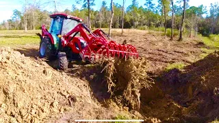 Digging out a pond, then THIS HAPPENED! TYM TRACTOR IN ACTION!