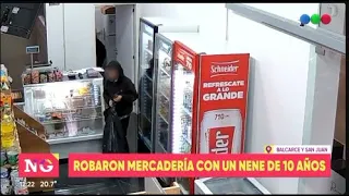 Roba con su hijo menor de edad - informe completo  - Telefé Rosario