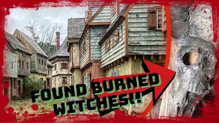 ABANDONED Witch Town! FOUND BURNED WITCHES!