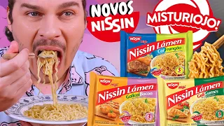 PIOR QUE MIOJO DOCE? NOVOS SABORES DE MIOJO DA NISSIN - Vale a pena?