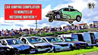 Car Jumping Compilation  - 10 minutes of Motoring Mayhem