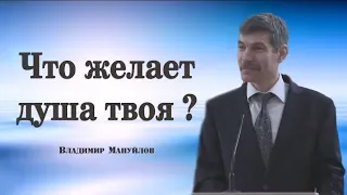 Что желает душа твоя ? - Владимир Мануйлов