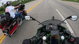 First time riding my motorcycle with my DAD! Motovlog 5?